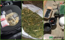 FOTO // Droguri în valoare de peste 300.000 de lei ridicate de polițiști
